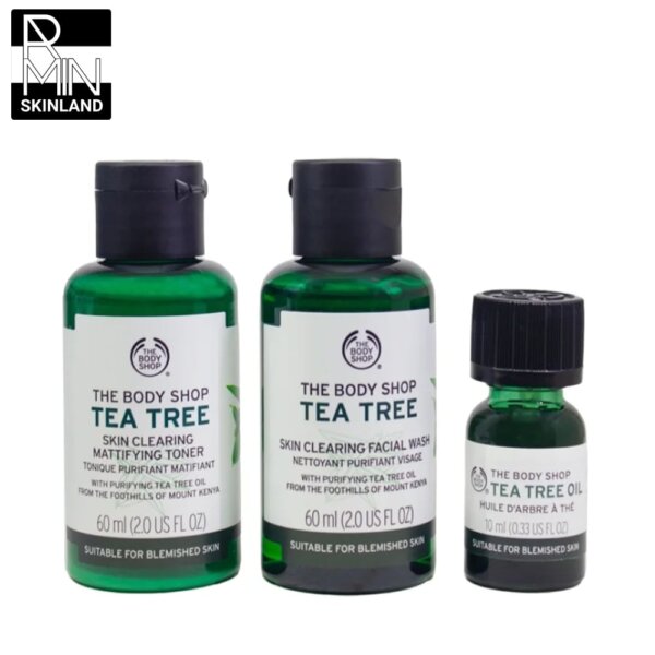 مجموعه مراقبت پوست بادی شاپ مدل TEA TREE