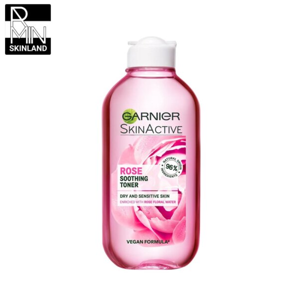 تونر پاک کننده صورت گارنیر مدل Rose Toner